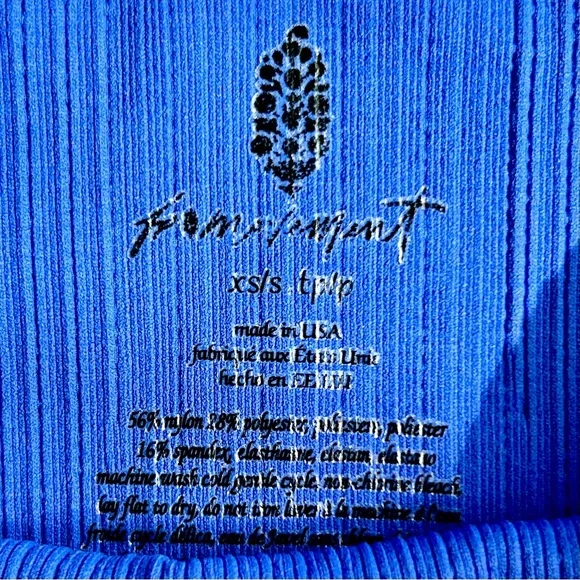 🌸NWOT Free People Movement Good Karma Running Shorts. Royal Blue. Size: XS/S - Picture 6 of 7